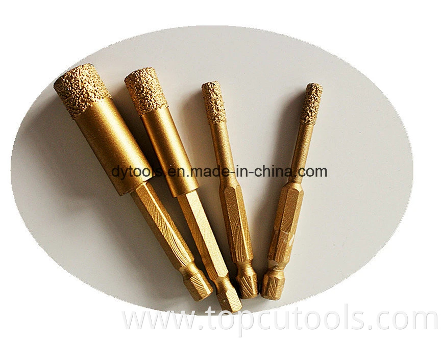 Good Performance Vacuum Brazed Diamond Core Drill Bit for Drilling Tile